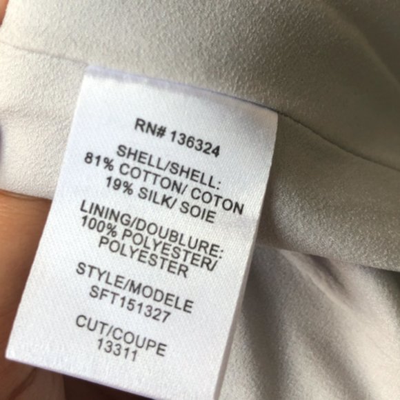Halston Heritage White Belted Cocktail Dress - Picture 4 of 5